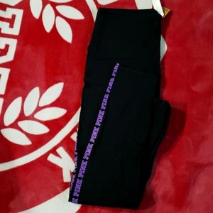 VS PINK HIGH WAISTED COTTON LEGGING NIP